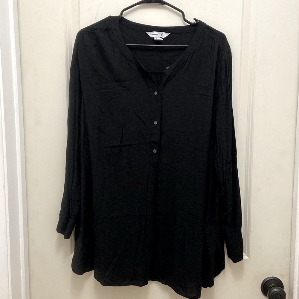 Old Navy The Tunic Shirt Black